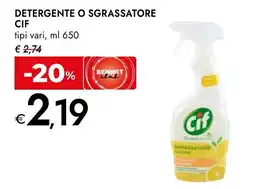 Bennet Detergente o sgrassatore Cif offerta