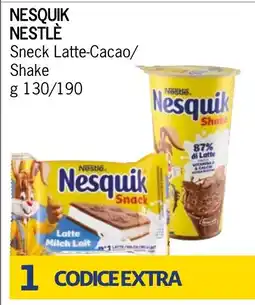 Bennet Nesquik Snack Latte-Cacao offerta