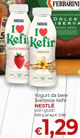 Maxi Nonna Isa Nestle Yogurt da bere Sveltesse Kefir offerta