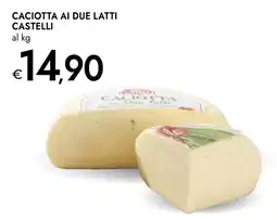 Bennet Caciotta ai due latti Castelli offerta