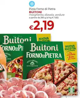 Maxi Nonna Isa Buitoni Pizza Forno di Pietra margherita, diavola, verdure offerta