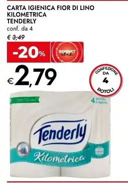 Bennet Carta igienica fior di lino Tenderly offerta