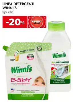 Bennet Linea Detergenti Winni's offerta