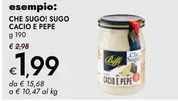 Bennet Che Sugo! Sugo Cacio e Pepe offerta