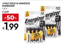 Bennet Pile stilo o ministilo Energizer offerta