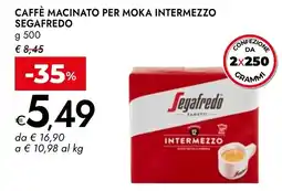 Bennet Caffè macinato per moka Intermezzo Segafredo offerta