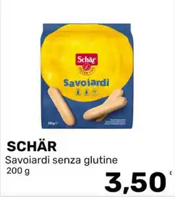 Iper Tosano Schär Savoiardi senza glutine offerta