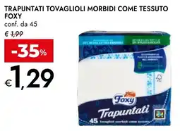 Bennet Tovaglioli morbidi come tessuto Foxy offerta