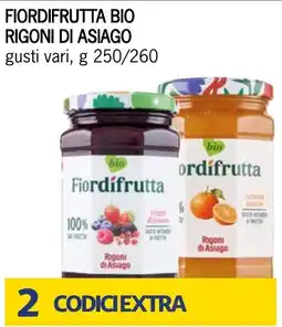 Bennet Fiordifrutta bio Rigoni di Asiago offerta