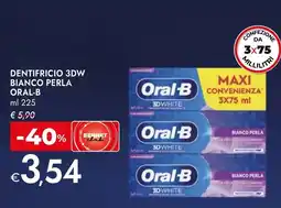 Bennet Dentifricio 3DW Bianco Perla Oral-B offerta