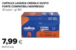 Tigre Capsule Lavazza Crema e Gusto Forte offerta