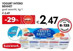 Bennet Yogurt intero Bennet offerta