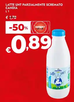 Bennet Latte UHT parzialmente scremato CANDIA offerta