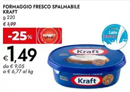 Bennet Formaggio fresco spalmabile Kraft offerta