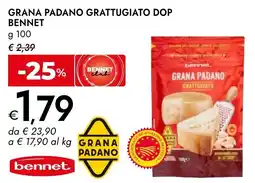 Bennet Grana Padano grattugiato DOP Bennet offerta