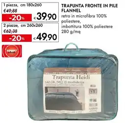 Bennet Trapunta Heidi offerta