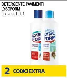 Bennet Detergente pavimenti Lysoform offerta