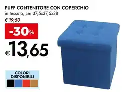 Bennet Puff contenitore con coperchio offerta