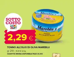 Tigre Tonno all'olio di oliva Mareblu offerta