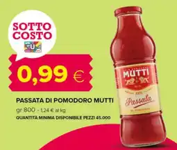 Tigre Passata di pomodoro Mutti offerta