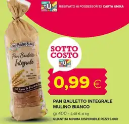 Tigre Pan Bauletto Integrale Mulino Bianco offerta