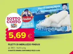 Tigre Filetti di merluzzo Findus offerta