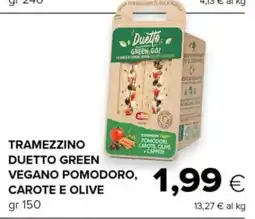 Tigre Tramezzino Duetto Green Vegano Pomodoro, Carote e Olive offerta
