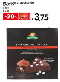 Bennet Torta cuor di cioccolato Gecchele offerta