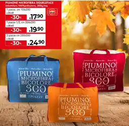 Bennet Piumino microfibra bicolore offerta
