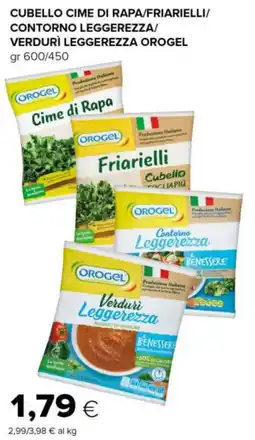 Tigre Orogel Cubello Cime di Rapa/Friarielli/Contorno Leggerezza/Verduri Leggerezza offerta