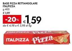 Bennet Base pizza rettangolare Italpizza offerta