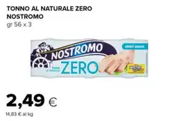 Tigre Tonno al Naturale Zero Nostromo offerta
