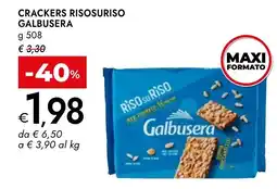 Bennet Crackers risosuriso Galbusera offerta