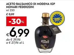 Bennet Aceto balsamico di Modena IGP Monari Federzoni offerta