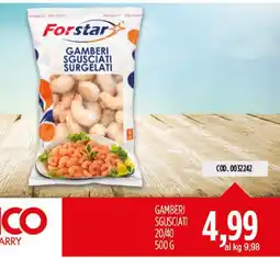 Carico Cash & Carry Gamberi sgusciati Forstar offerta