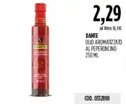 Carico Cash & Carry Dante olio aromatizzato al peperoncino offerta