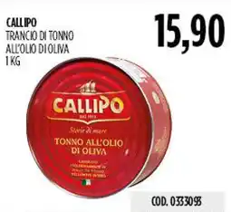 Carico Cash & Carry Callipo Tonno all'olio di oliva offerta