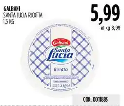 Carico Cash & Carry Galbani Santa Lucia Ricotta offerta