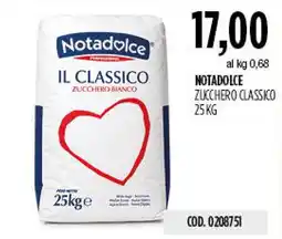 Carico Cash & Carry Notadolce zucchero classico offerta
