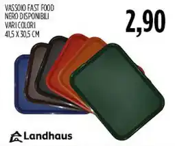 Carico Cash & Carry Vassoio fast food Landhaus offerta