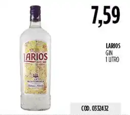 Carico Cash & Carry Larios Gin offerta