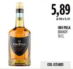 Carico Cash & Carry Oro Pilla Brandy offerta