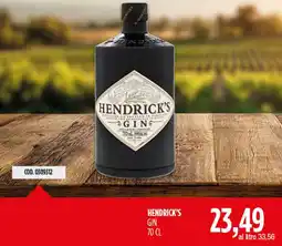 Carico Cash & Carry Hendrick's Gin offerta