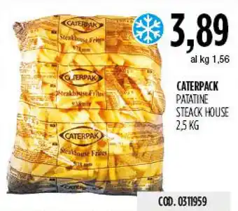Caterpack patatine steak house