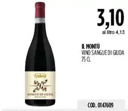 Carico Cash & Carry Il Montù Vino Sangue di Giuda offerta