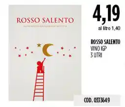 Carico Cash & Carry Rosso Salento vino igp offerta