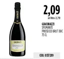 Carico Cash & Carry Giacobazzi spumante prosecco brut doc offerta