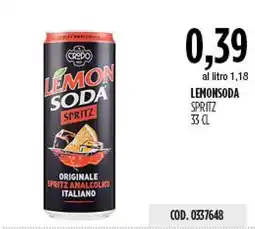 Carico Cash & Carry Crebo Lemon Soda Spritz offerta