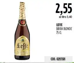 Carico Cash & Carry Leffe birra blonde offerta
