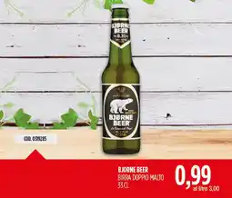 Carico Cash & Carry Bjørne Beer birra doppio malto offerta